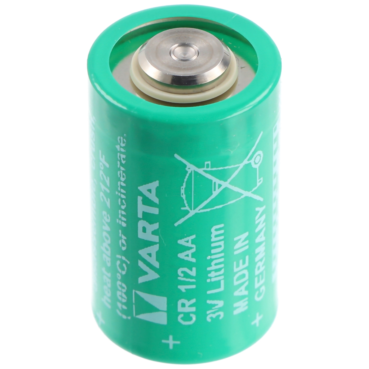 Varta CR1/2AA Lithium Batterie 6127, UL MH 13654 (N) Image