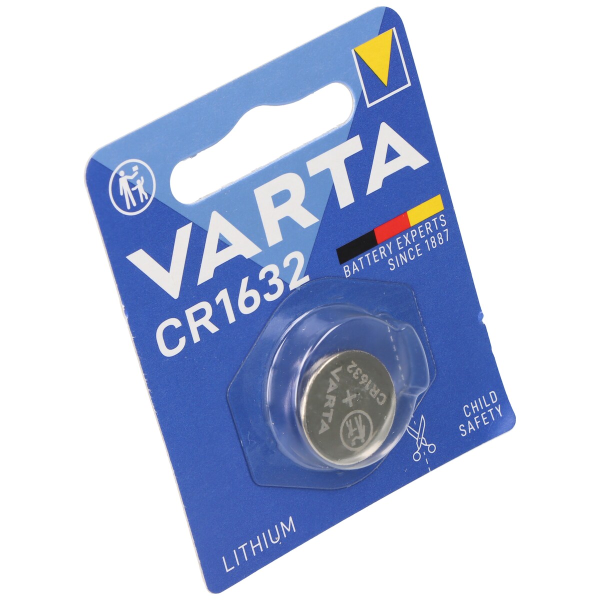 Varta CR1632 Lithium Batterie 3 Volt 140mAh Image