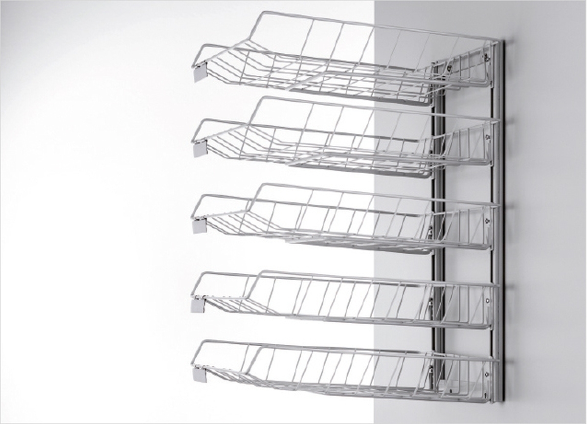 GRIESHABER Wandsortieranlage Sorter 1005 5 Körbe silbergrau Image