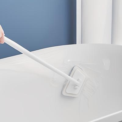 TEMU Multifunctional Long Handle Cleaning Brush For Bathtub, Tile, And Wall - Removable Household Sponge Brush For Bathroom, Kitchen, Toilet - No Power Needed, Floor, Cleaning Supplies Image