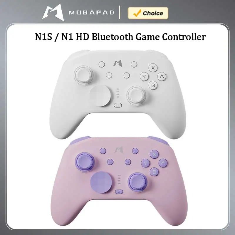 MOBAPAD N1S / N1 HD Bluetooth-Gamecontroller, 2,4 G kabelloses Gamepad mit Hall-Effekt-Joystick für Nintendo Switch PC Android iOS Image