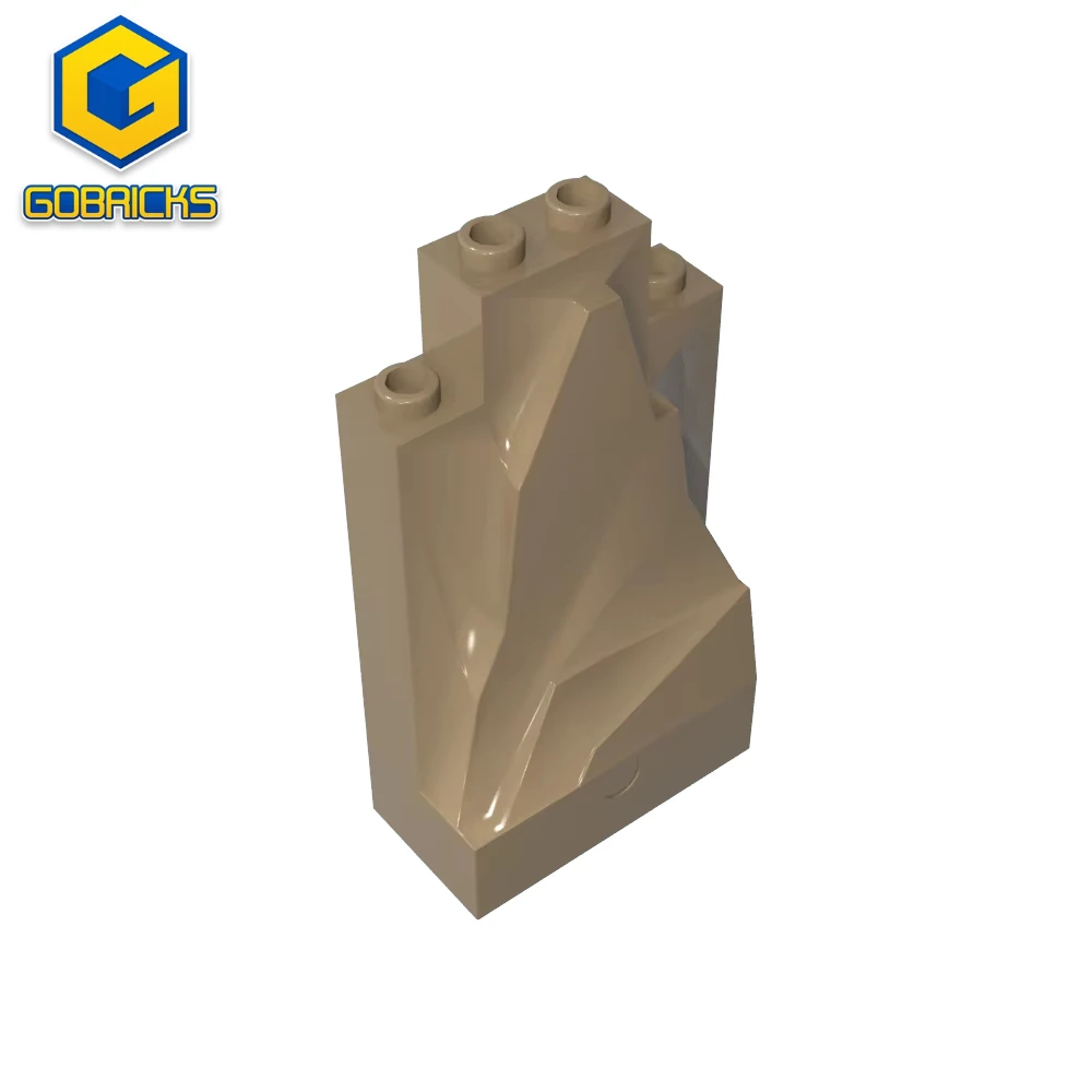 Gobricks GDS-1304 Rock Panel 2 x 4 x 6, kompatibel mit Lego 47847 Technische DIY-Bausteinen für Kinder Image