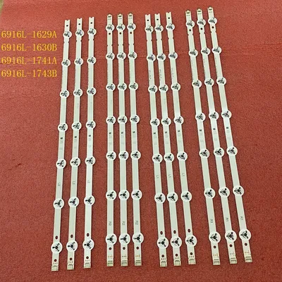 12pcs LED backlight strip for TV 55LB677V 55LB670V 55LB679V 55LB690V 55LB700V 55LB720V 55LB730V 6916L-1629A 1630B 1743B 1741A
