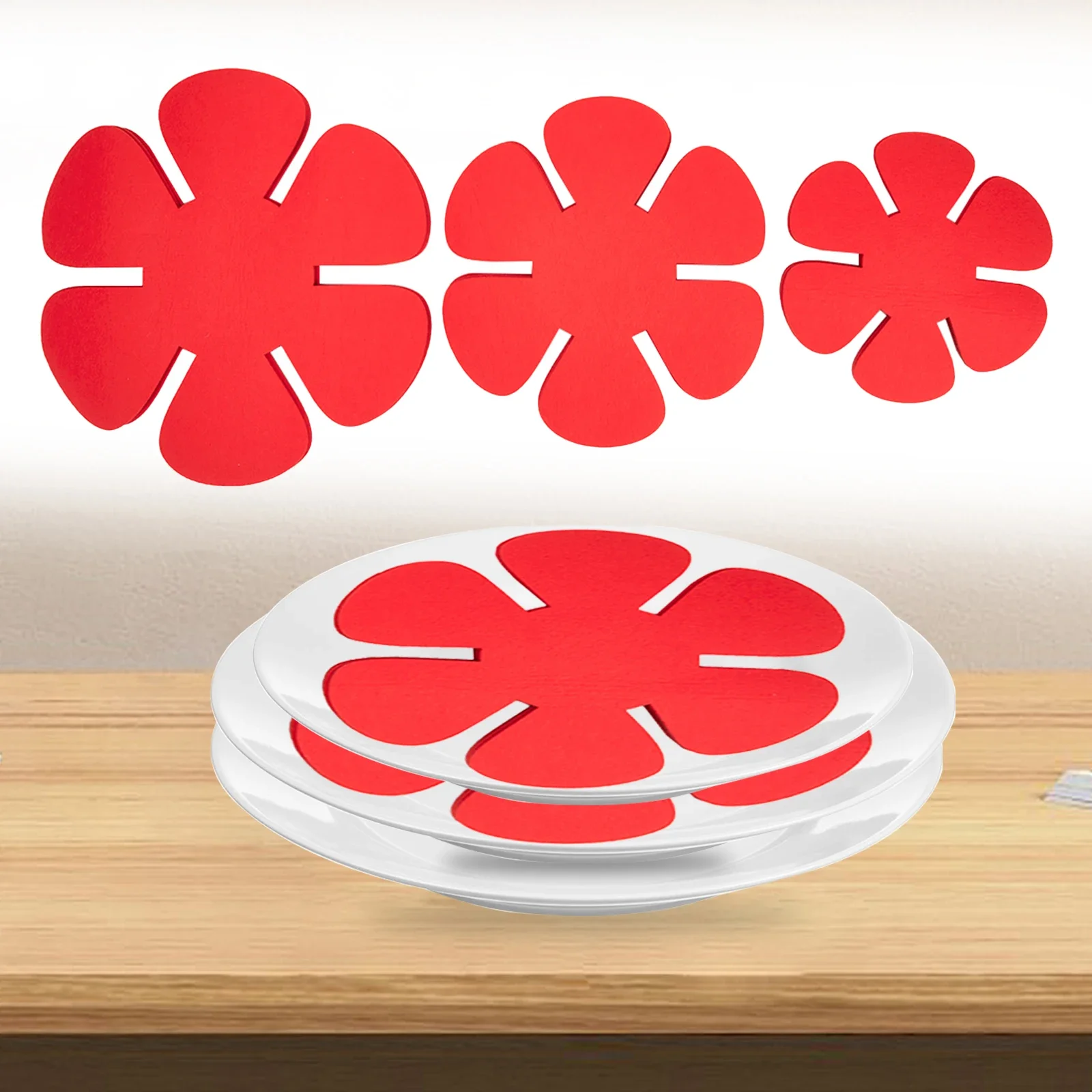 Filz Topf Pfanne Topf Pfanne Küchenzubehör Anti Scratch Kochgeschirr Filz Küchenzubehör Küche Pfanne Pad Topf Pfanne Image