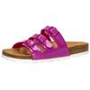 Pantolette LICO "Pantolette Bioline Kids Glitter", Gr. 34, rosa, Synthetik, Schuhe