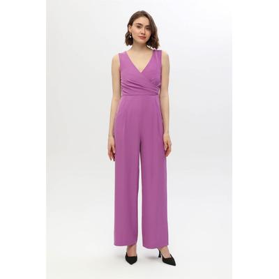 Gegossener Reifen Hals Jumpsuit