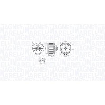 Magneti Marelli Innenraumgebläse [Hersteller-Nr. 069412768010] für Toyota Image