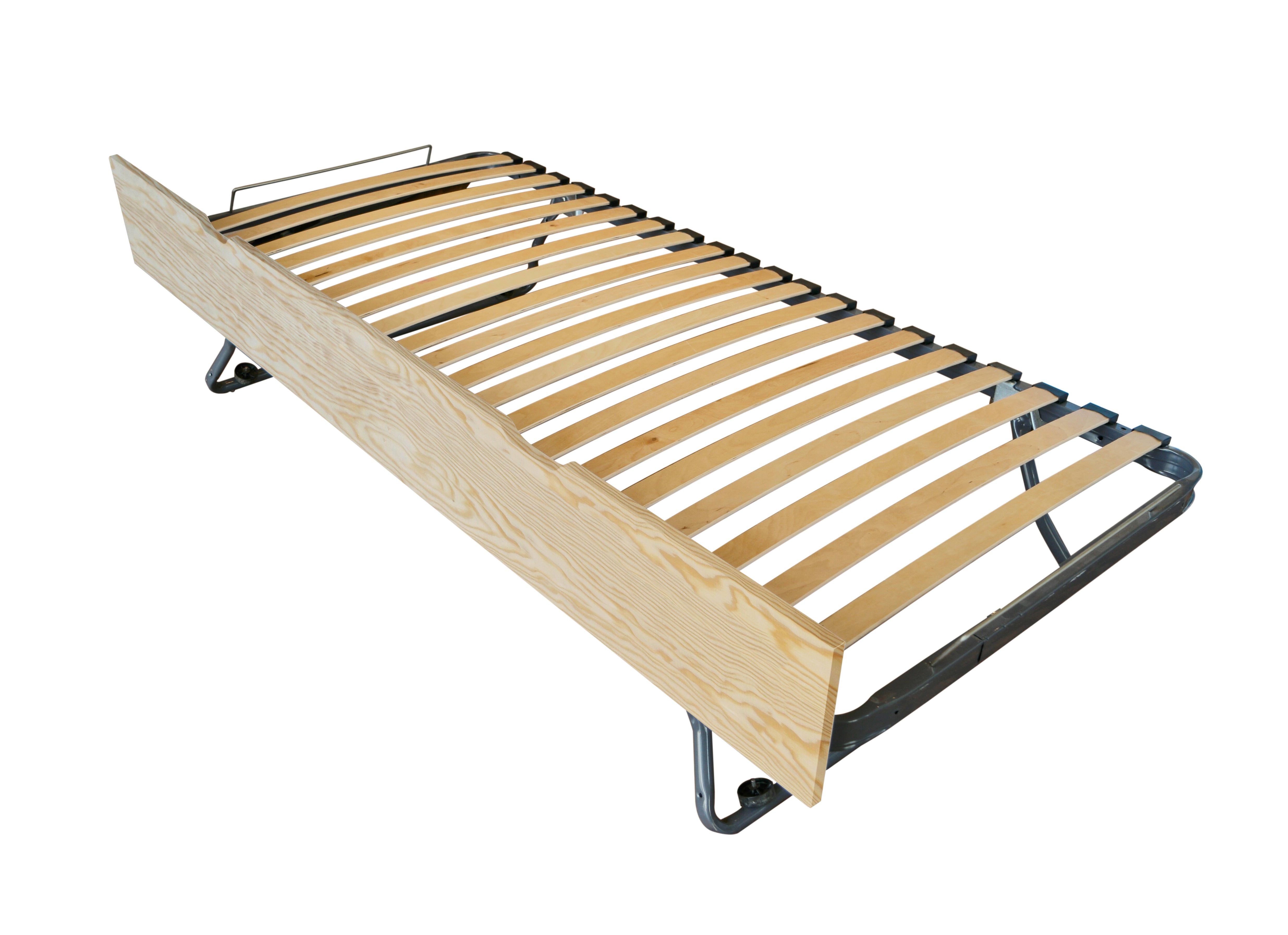 Lit tiroir 90x190 en pin massif - Brut (sans vernis)