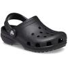 Clog CROCS "Classic Clog K", Kinder, Gr. 22, schwarz, Croslite, unifarben, sportlich, Schuhe, Hausschuh, Schlappen, Sandale mit Fersenriemen