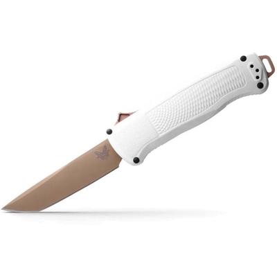 Benchmade Shootout Automatic Folding Knife 3.51in CPM-CruWear Tanto Blade Cool Gray Handle 5370FE-02