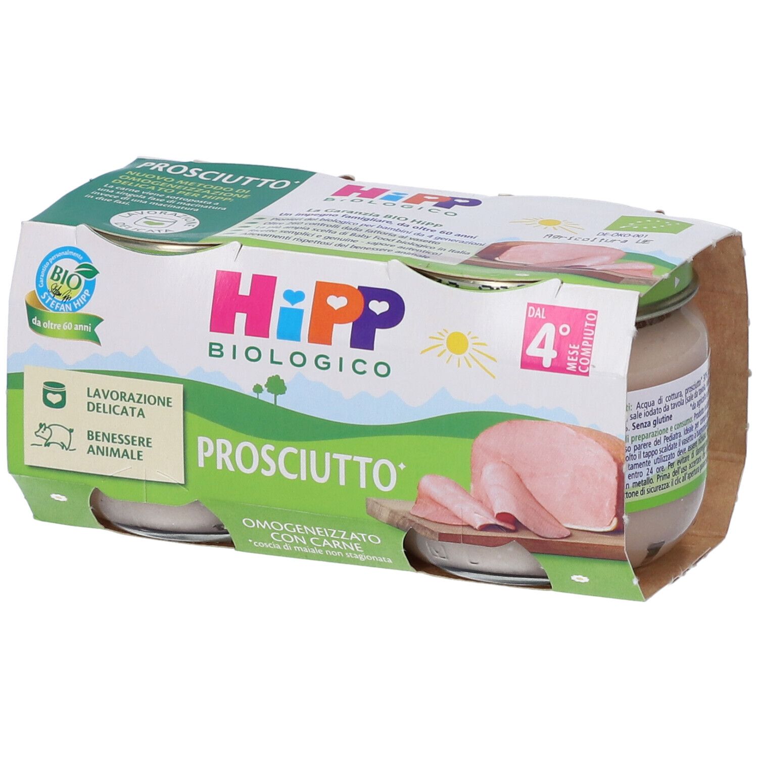 Hipp Bio Omogeneizzato Prosciutto 160 g Pappa