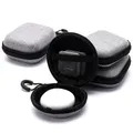 Custodia per cuffie portatile antiurto Borsa per auricolari Custodia per cuffie Custodia rigida Accessori per auricolari Scheda di memoria Cavo USB
