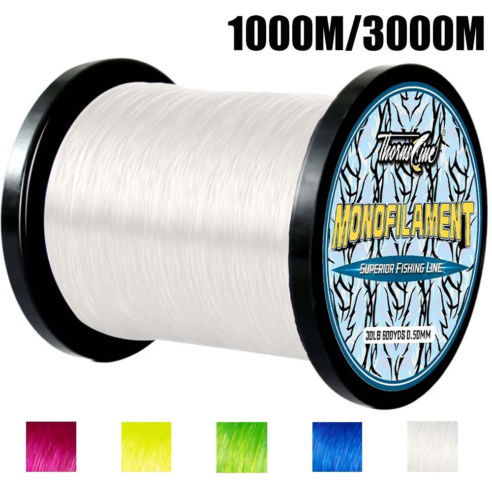 Thornsline 3000M/1000M/500M Lenza da pesca in nylon super resistente 3LB-35LB Giappone Monofilamento Lenza da pesca alla carpa Accessori per la pesca