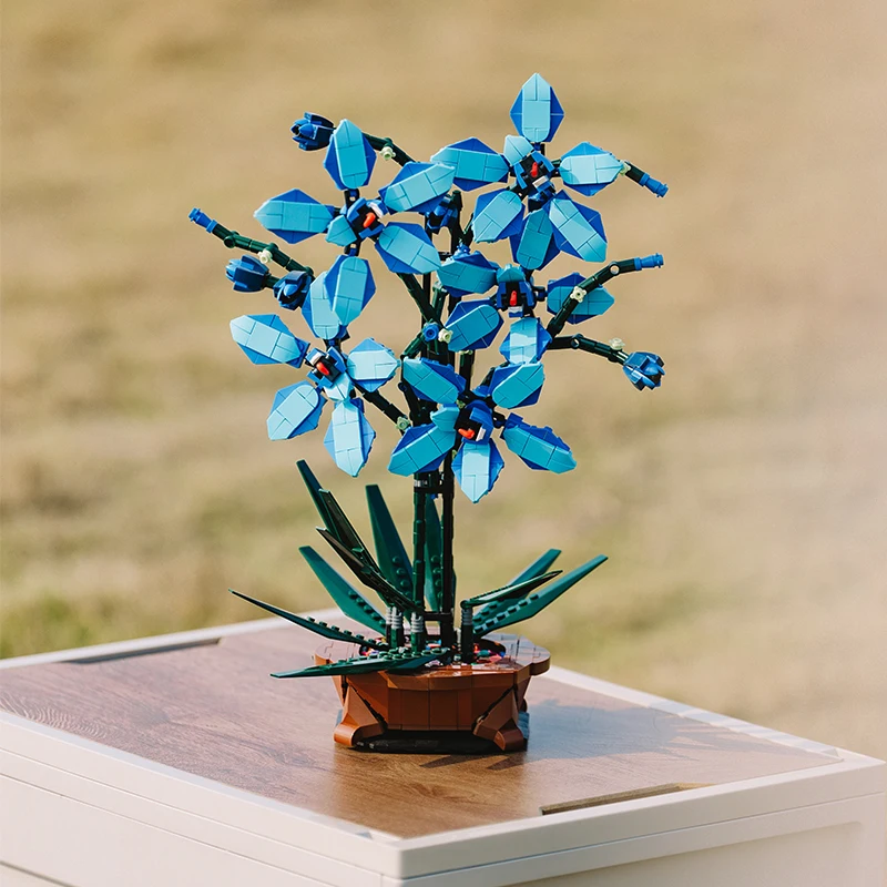 Ein Geschenk, das sich als Dekoration für ein Wohnzimmer Orchideen schlafzimmer mit Bausteinen gegeben hat