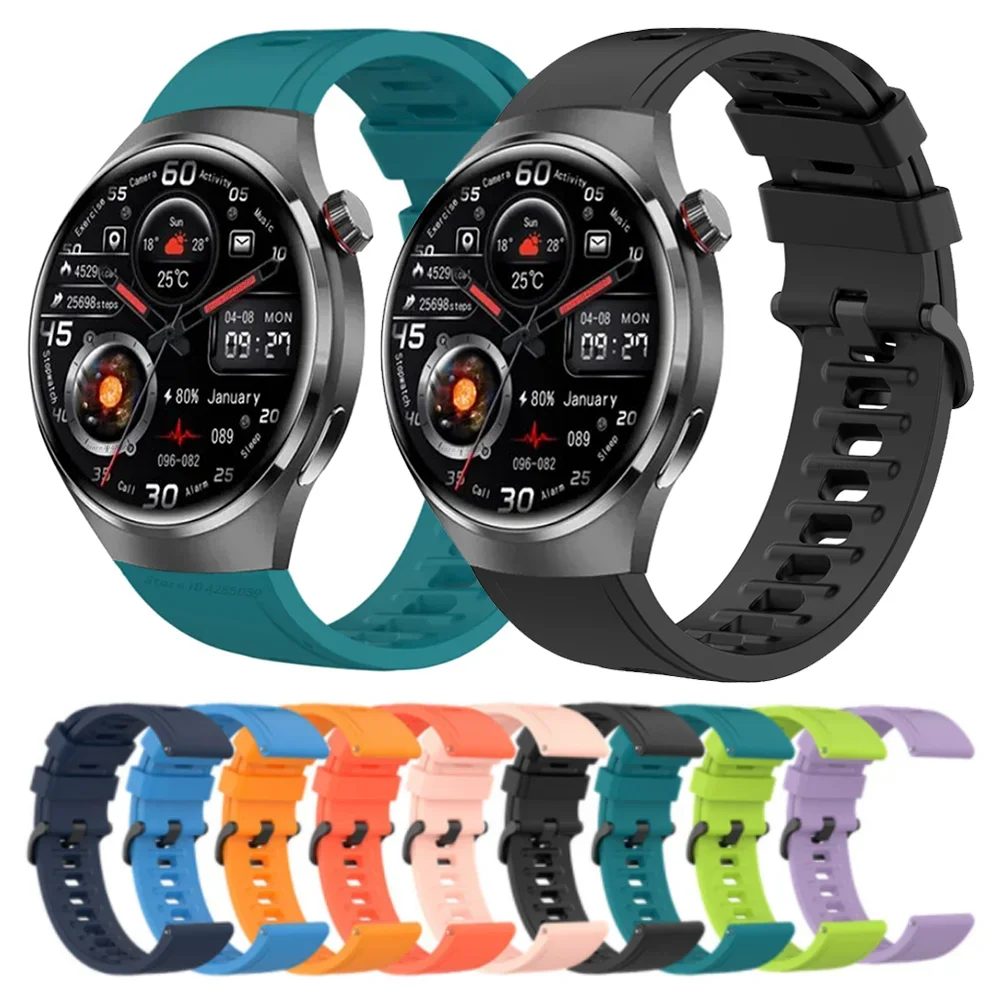 Silikonarmband für Huawei Watch GT 4 Pro Handgelenkband Uhrenarmbänder für Amazfit GTR 4/Huawei Watch GT 2 Pro/GT2 46 mm/GT 4 Image