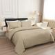 Duvet Cover Queen Size 3 Piece Queen Duvet Cover Set, Soft Double Brushed Queen Size Duvet Covers with Zipper Closure, 1 Duvet Cover and 2 Pillow Shams
