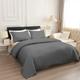 Duvet Cover Queen Size 3 Piece Queen Duvet Cover Set, Soft Double Brushed Queen Size Duvet Covers with Zipper Closure, 1 Duvet Cover and 2 Pillow Shams