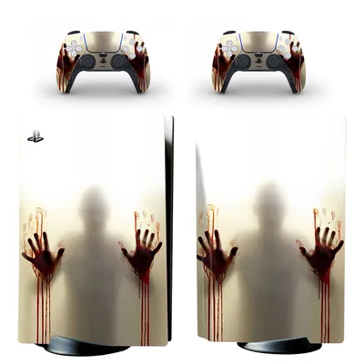 The Walking Dead Skin Aufkleber Aufkleber Cover für PS5 Standard Disc Skin Vinyl für PlayStation Image