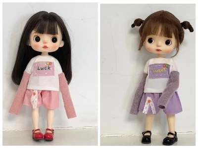 Monst Savage baby holala wenig fisch körper kleid T-shirt shorts beiläufige nette sport Puppen kleidung 907987 Image