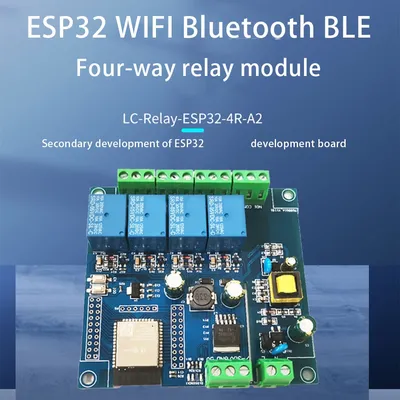 ESP32 WIFI Bluetooth BLE Quad-Relaismodul ESP32-WROOM Entwicklungsboard AC220V/DC5-30V Netzteil Image