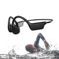 Cuffie Bluetooth a conduzione ossea - Lettore MP3 impermeabile IPX8 memoria da 32GB cuffie HiFi con gancio per orecchio e microfono per nuotare