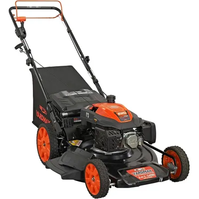 22 in. 201cc Select PACE 6 Speed CVT High Wheel RWD 3-in-1 Gas Walk Behind Self Propelled Lawn