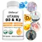 D3 & K2 Vitamins Supplement - Supports Heart, Bone, Muscle, Immune & Joint Health, 10,000 IU Vitamin D & 100mcg Vitamin K