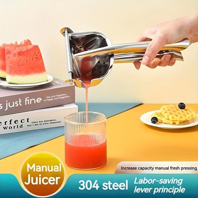 TEMU 1pc Squeezer 304 Stainless Steel Manual Juicer Home Dregs Juice Juicing Pomegranate Special Pomegranate Juice Squeezer Kitchen Stuff Kitchen Accessories Kitchen Gadgets Image