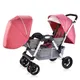 Passeggino gemellare pieghevole doppio bambino può sedersi e sdraiarsi passeggino pieghevole leggero passeggini gemelli seggiolino auto passeggino per gemelli