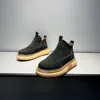 Männliche Chelsea-Schuhe, Plattform, Winter, warm, mit Fell, hoch geschnittene Herrenstiefel, heißer Verkauf, Größe 44, Schuhe in Sonderangebot, lässig, rutschfest