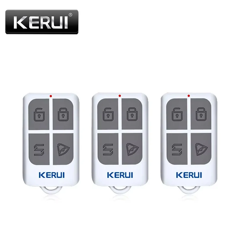 KERUI RC531 Drahtlose tragbare Fernbedienung 4 Tasten Schlüsselanhänger für WIFI GSM PSTN Home Security Alarm System Image