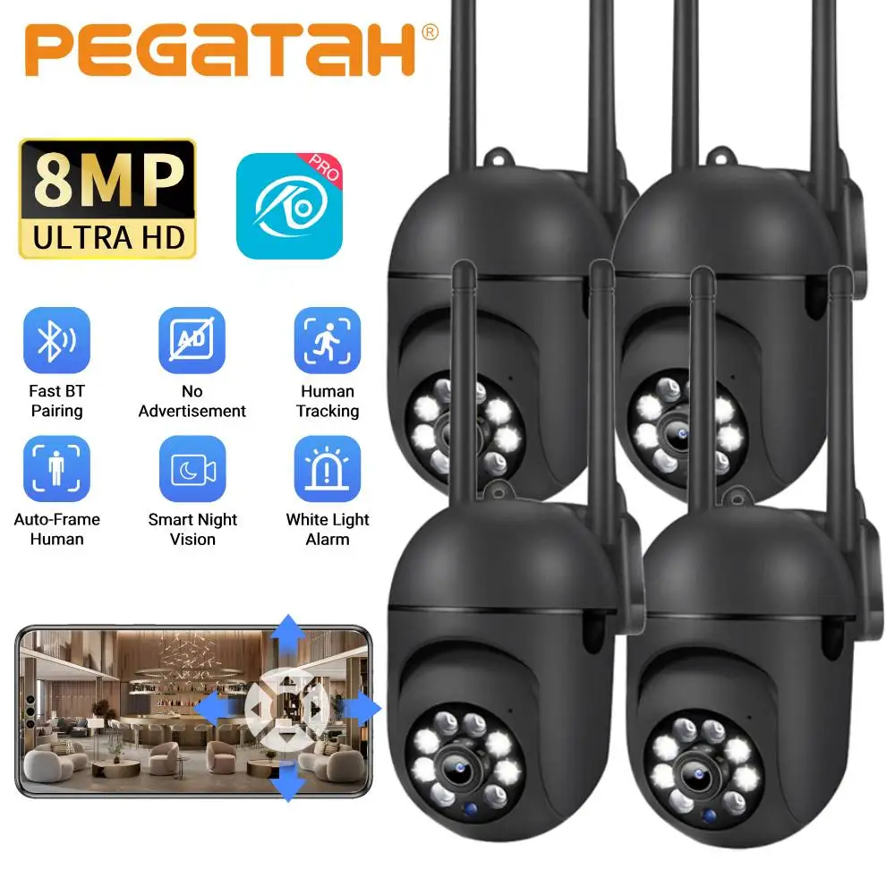 2,4G WiFi Kamera IP Kamera PTZ Überwachungskamera Outdoor Sicherheit Schutz Kamera Zwei-wege Audio Auto Tracking Hause Cam Image