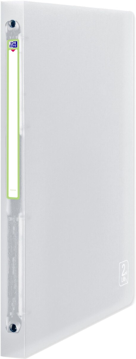 Oxford Ringbuch 2nd Life A4 2cm 4 Ringe PP kristallklar Image