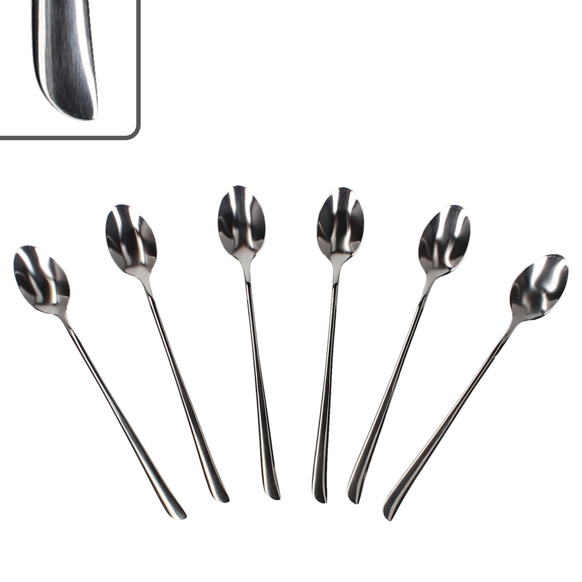 6er Set Twist Latte Macchiato Löffel für 6 Personen - 747-480 Image