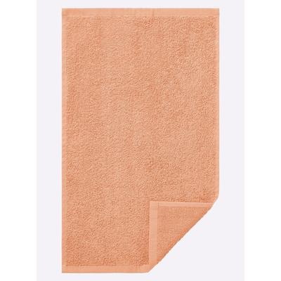 Handtuch WÄSCHEPUR Gr. 2, rot (apricot), B:70cm L:140cm, 100% Baumwolle, Handtücher (Packung) Image