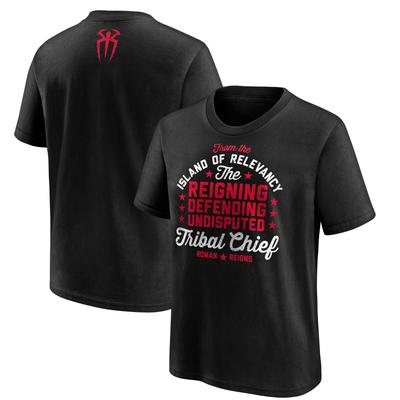 WWE Roman Reigns The Undisputed Tribal Chief T-Shirt - Schwarz - Jugendliche Image
