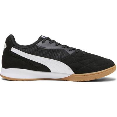 PUMA Herren Fussball-Hallenschuhe KING TOP IT, Größe 39 in PUMA Black-PUMA White-PUMA Gold