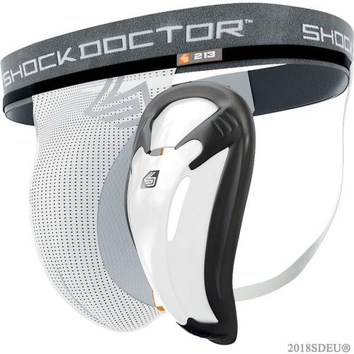 SHOCK DOCTOR Suspensorium, Größe XL in Weiß