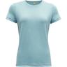 DEVOLD Damen EIKA TEE, Größe XS in Blau