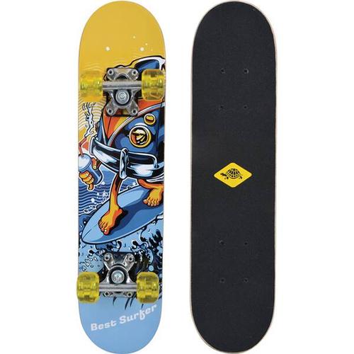 SCHILDKRÖT Skateboard Skateboard JUNIOR 24´ Best Surfer, Größe ONE SIZE in Braun