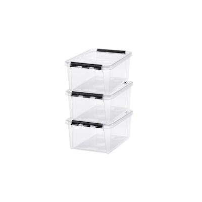Satz von 8 - Aufbewahrungsbox 14L mit Deckel SmartStore - Lebensmittelsicher Image
