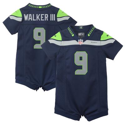 Seattle Seahawks Nike Home Jersey Strampler – College Navy – Kenneth Walker III – Kleinkinder Image