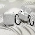 Custodia trasparente glitterata per AirPods Pro/Pro2 Custodia protettiva per auricolari wireless in silicone TPU per Airpods 3/4 Custodia protettiva