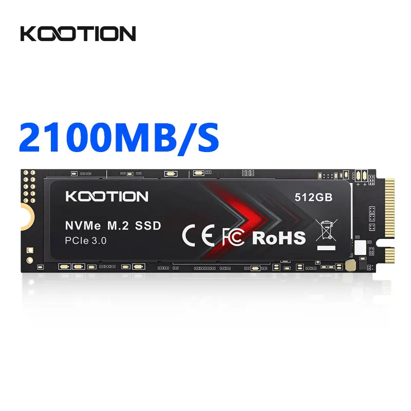 KOOTION X15Lite SSD NVMe M2 1TB 512GB 256GB Nvme M2 SSD M.2 2280 PCIe 3.0x4 Unità a stato solido interne Disco per laptop desktop