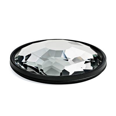 TEMU Optical Glass Lens Filter For Dslrs - Create Multi-image & Glare Effects, Approved, With 20cm Microfiber Cloth, Ideal For 1.4~2.8 Aperture & 35~85mm Length Image