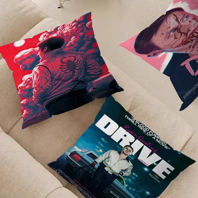 Drive Ryan Gosling, personalisiertes Bild, Text, Heimdekoration, Kissen, Haushaltsgeschenke, 45 x 45 cm Image