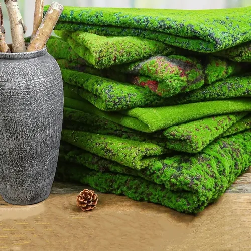 Kunstrasen Moos Grasland Synthetische Gefälschte Gras Teppich Wand Simulation Pflanze Muskus Rasen Dekor Garten Außen Dekoration