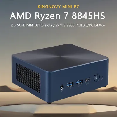 Neuer Mini-Gaming-PC AMD Ryzen 7 8845HS 7840HS Mini-PC USB4.0 HDMI2.1 DP1.4 4K Dual Display Mini