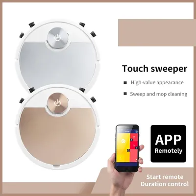 Neue ES06 Roboter Staubsauger APP Drahtlose Reinigung Maschine Smart Fernbedienung Kehren Boden Für Image