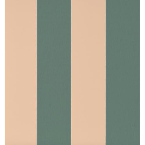 Little Greene 'Broad Stripe - Pleat' - Green Wallpaper
